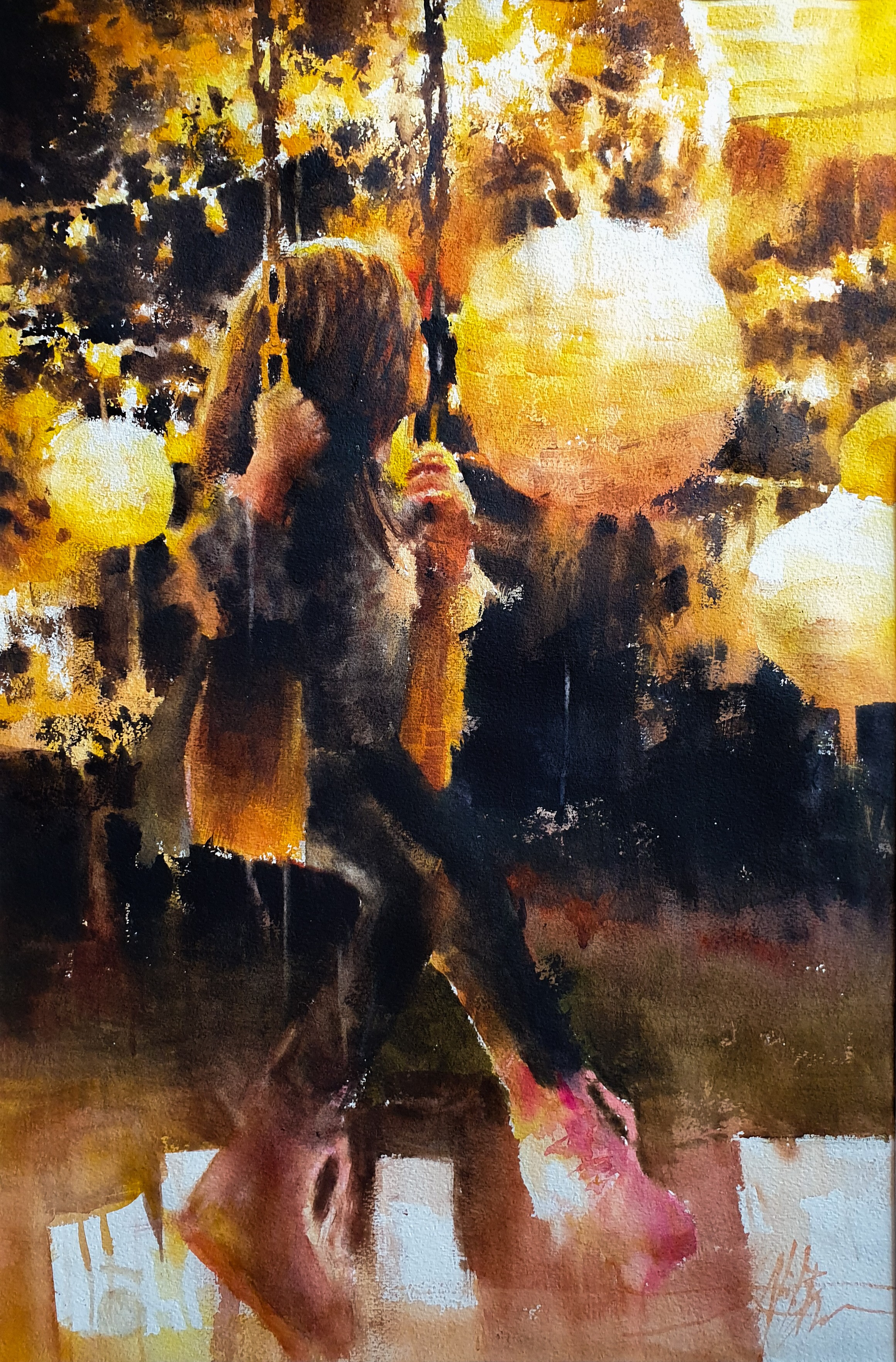 Pluie de lumière II