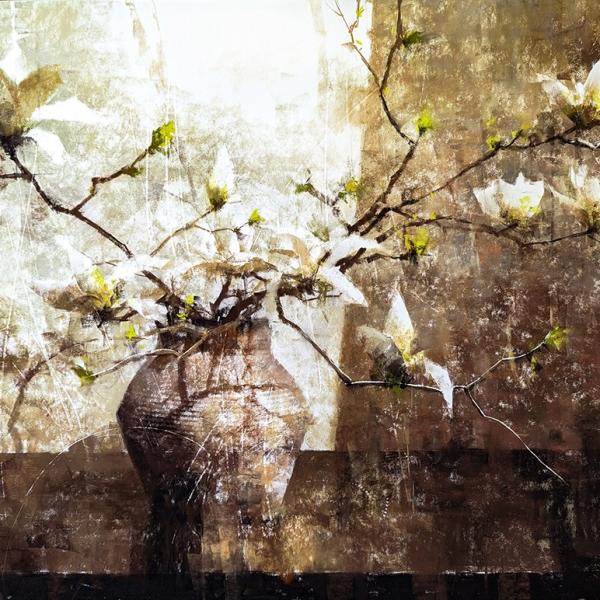 Ikebana Magnolias III